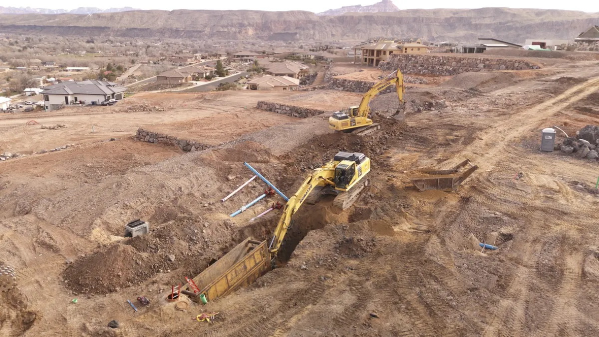 Black Ridge infrastructure and grading work