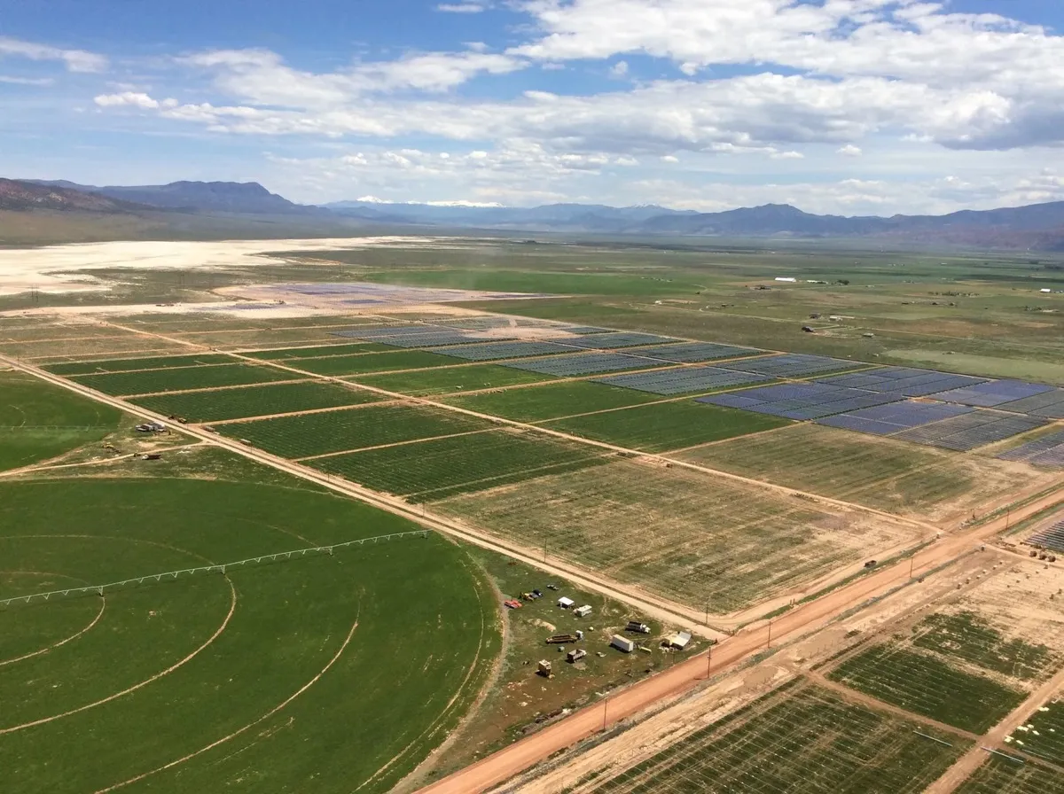 Parowan Solar Project construction progress