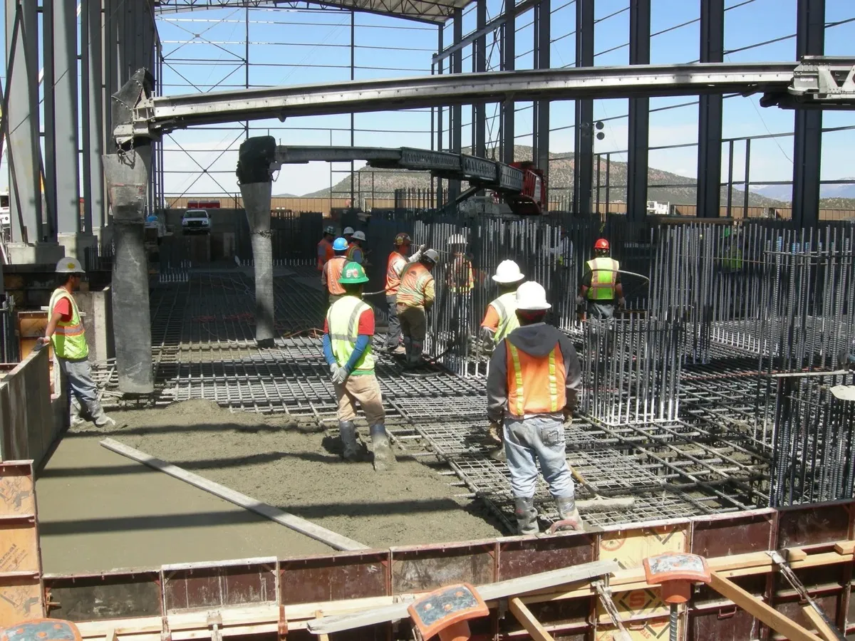 23-hour continuous cement pour at Utah Iron Mine
